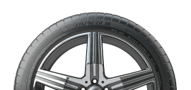 car wheel on alloy disc